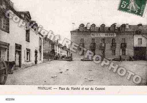 Ville de MUZILLAC, carte postale ancienne