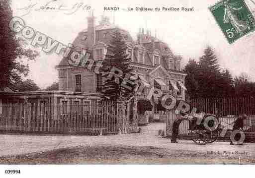 Ville de NANDY, carte postale ancienne