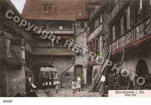 Ville de OBERNAI, carte postale ancienne