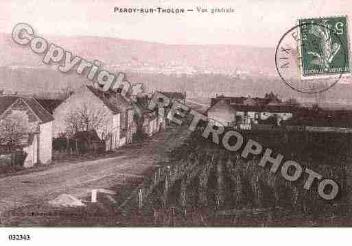 Ville de PAROYSURTHOLON, carte postale ancienne