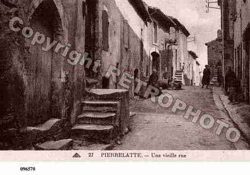 Ville de PIERRELATTE, carte postale ancienne