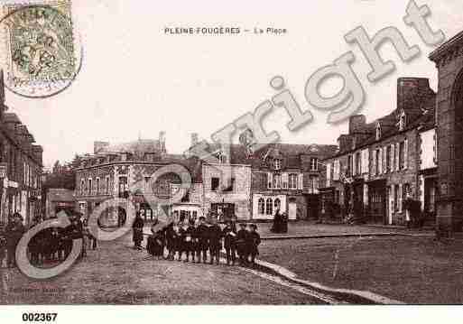 Ville de PLEINEFOUGERES, carte postale ancienne