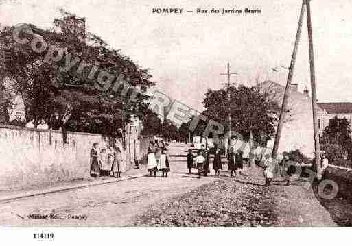 Ville de POMPEY, carte postale ancienne