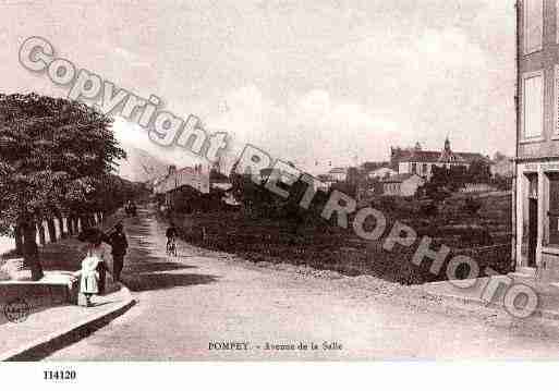 Ville de POMPEY, carte postale ancienne