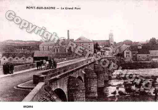 Ville de PORTSURSAONE, carte postale ancienne