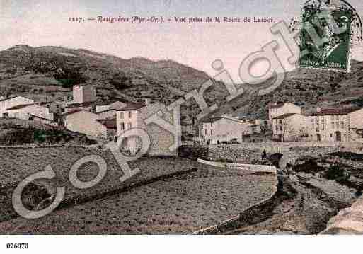 Ville de RASIGUERES, carte postale ancienne