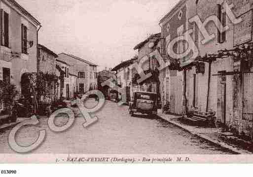 Ville de RAZACD'EYMET, carte postale ancienne