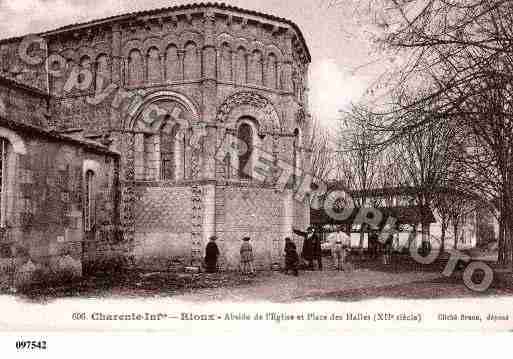 Ville de RIOUX, carte postale ancienne