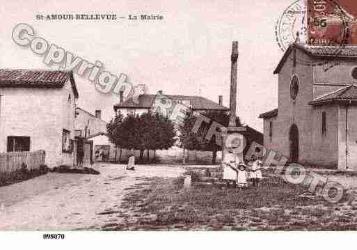 Ville de SAINTAMOURBELLEVUE, carte postale ancienne