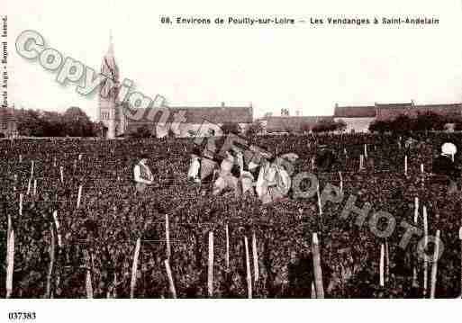 Ville de SAINTANDELAIN, carte postale ancienne