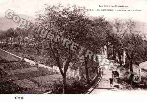 Ville de SAINTGAUDENS, carte postale ancienne