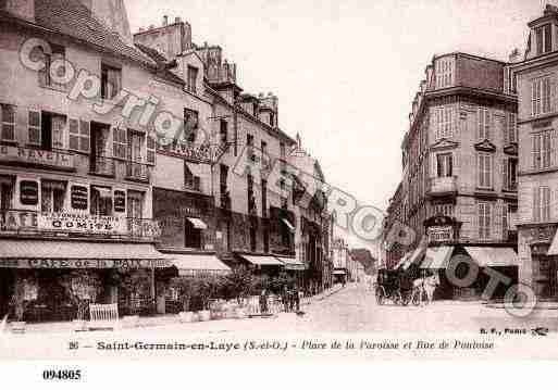 Ville de SAINTGERMAINENLAYE, carte postale ancienne