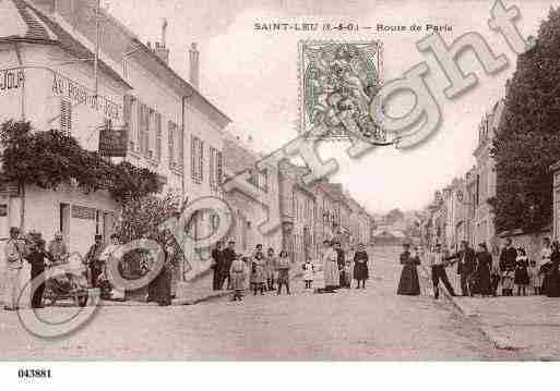 Ville de SAINTLEULAFORET, carte postale ancienne