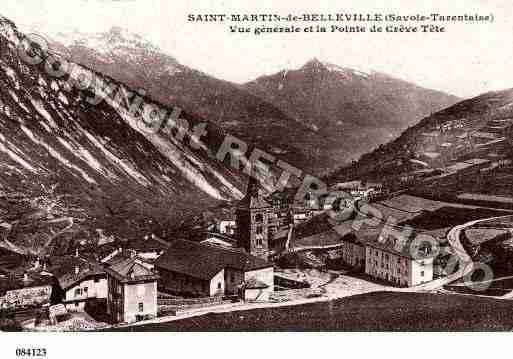 Ville de SAINTMARTINDEBELLEVILLE, carte postale ancienne