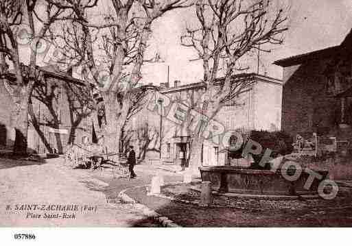 Ville de SAINTZACHARIE, carte postale ancienne