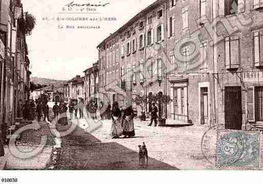 Ville de SAINTECOLOMBESURL'HERS, carte postale ancienne