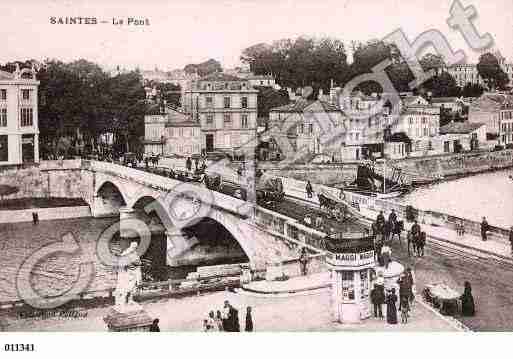 Ville de SAINTES, carte postale ancienne