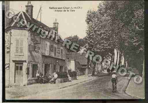 Ville de SELLESSURCHER, carte postale ancienne