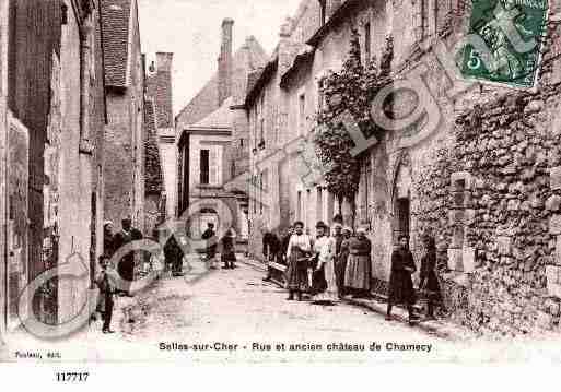 Ville de SELLESSURCHER, carte postale ancienne