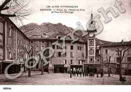 Ville de SISTERON, carte postale ancienne