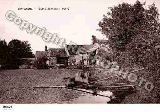 Ville de SIVIGNON, carte postale ancienne