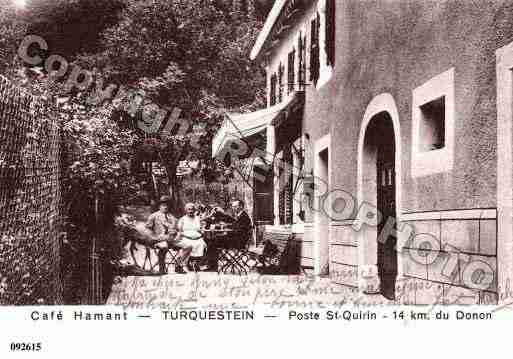 Ville de TURQUESTEINBLANCRUPT, carte postale ancienne Ville de TURQUESTEINBLANCRUPT, carte postale ancienne