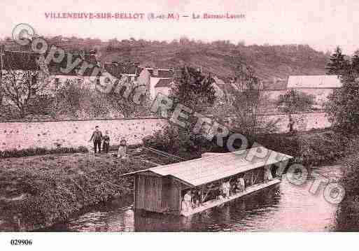 Ville de VILLENEUVESURBELLOT, carte postale ancienne