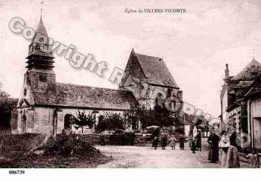 Ville de VILLERSVICOMTE, carte postale ancienne