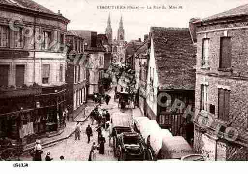 Ville de VIMOUTIERS, carte postale ancienne