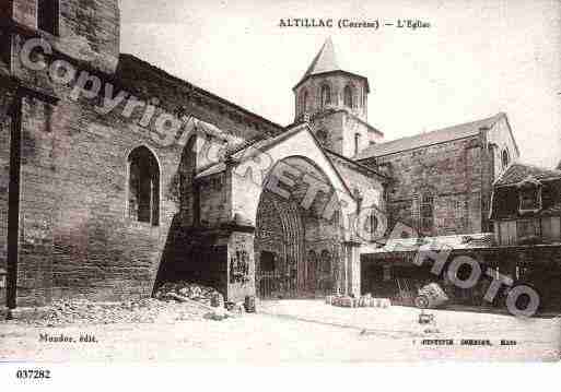 Ville de ALTILLAC, carte postale ancienne