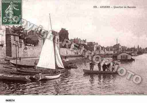 Ville de ANGERS, carte postale ancienne