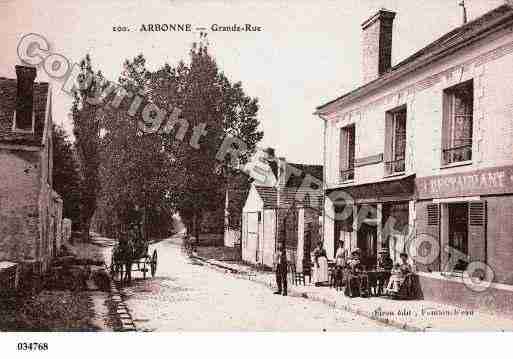 Ville de ARBONNE, carte postale ancienne