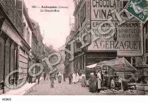 Ville de AUBUSSON, carte postale ancienne