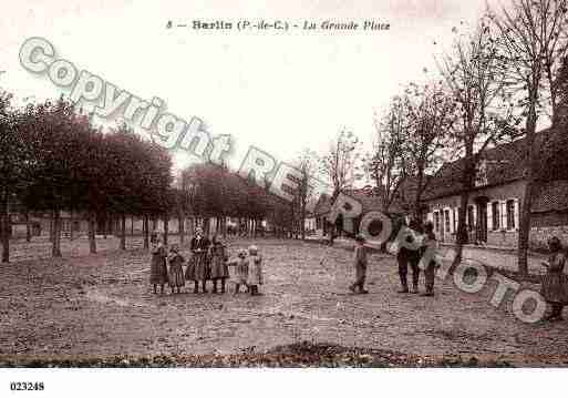 Ville de BARLIN, carte postale ancienne