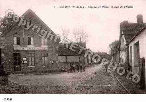 Ville de BARLIN, carte postale ancienne