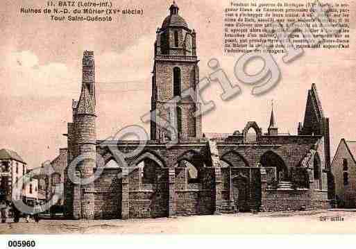 Ville de BATZSURMER, carte postale ancienne Ville de BATZSURMER, carte postale ancienne