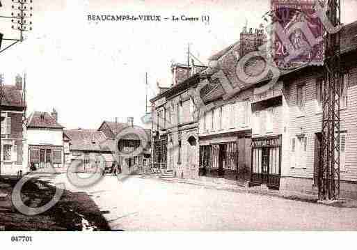 Ville de BEAUCAMPSLEVIEUX, carte postale ancienne