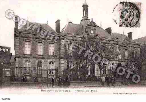 Ville de BEAUCAMPSLEVIEUX, carte postale ancienne Ville de BEAUCAMPSLEVIEUX, carte postale ancienne
