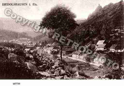 Ville de BONHOMME(LE), carte postale ancienne