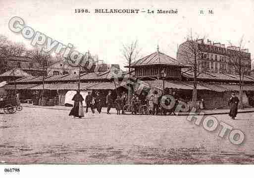 Ville de BOULOGNEBILLANCOURT, carte postale ancienne