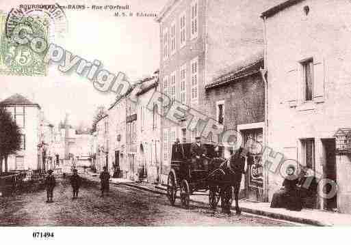 Ville de BOURBONNELESBAINS, carte postale ancienne