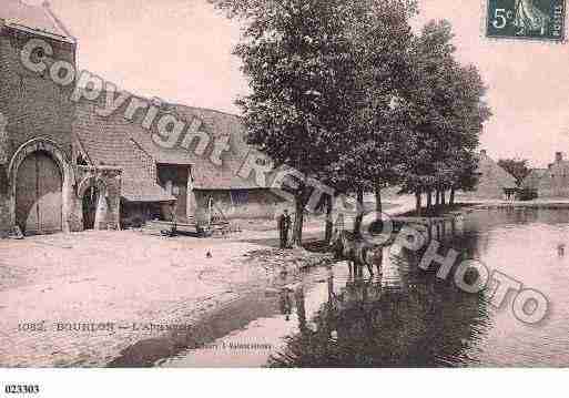 Ville de BOURLON, carte postale ancienne