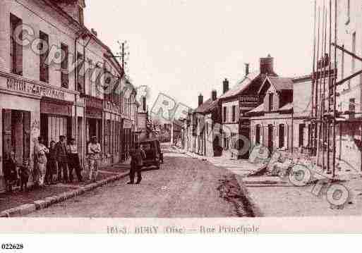 Ville de BURY, carte postale ancienne