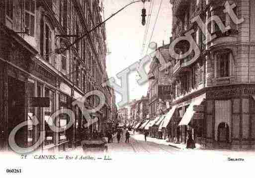 Ville de CANNES, carte postale ancienne