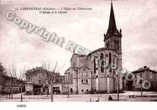 Ville de CARPENTRAS, carte postale ancienne