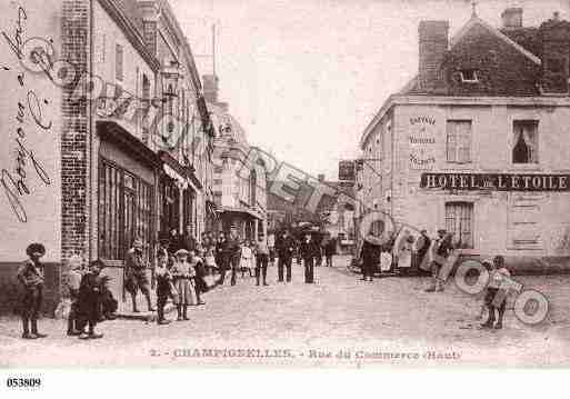 Ville de CHAMPIGNELLES, carte postale ancienne