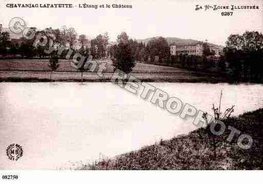 Ville de CHAVANIACLAFAYETTE, carte postale ancienne