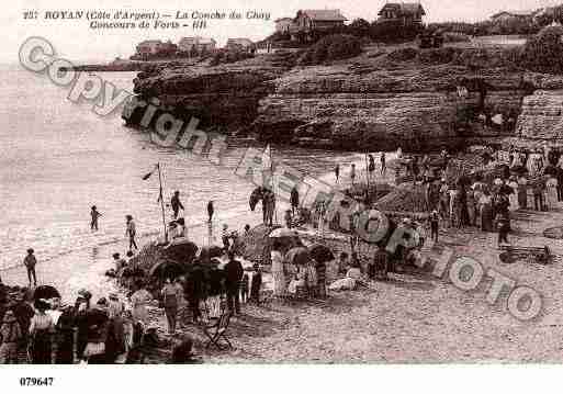 Ville de CHERBONNIERES, carte postale ancienne