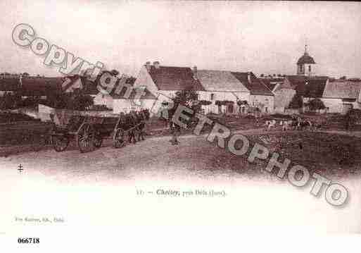 Ville de CHOISEY, carte postale ancienne