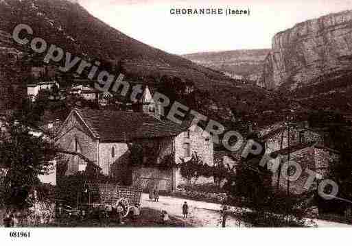 Ville de CHORANCHE, carte postale ancienne